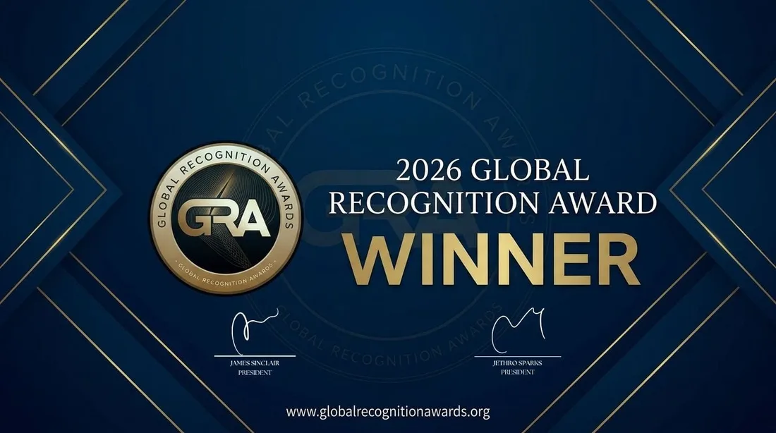 2026 Global Recognition Award Winner banner