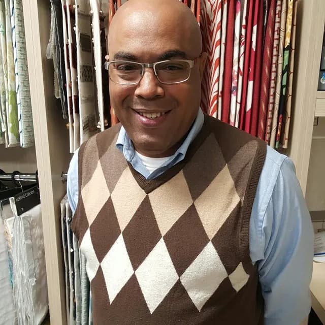 Dr. David T. Randolph in an argyle sweater