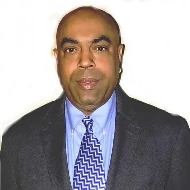 Dr. David T. Randolph in a blue suit