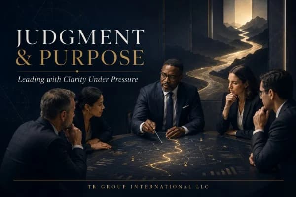 Judgment and Purpose: leading with clarity under pressure.