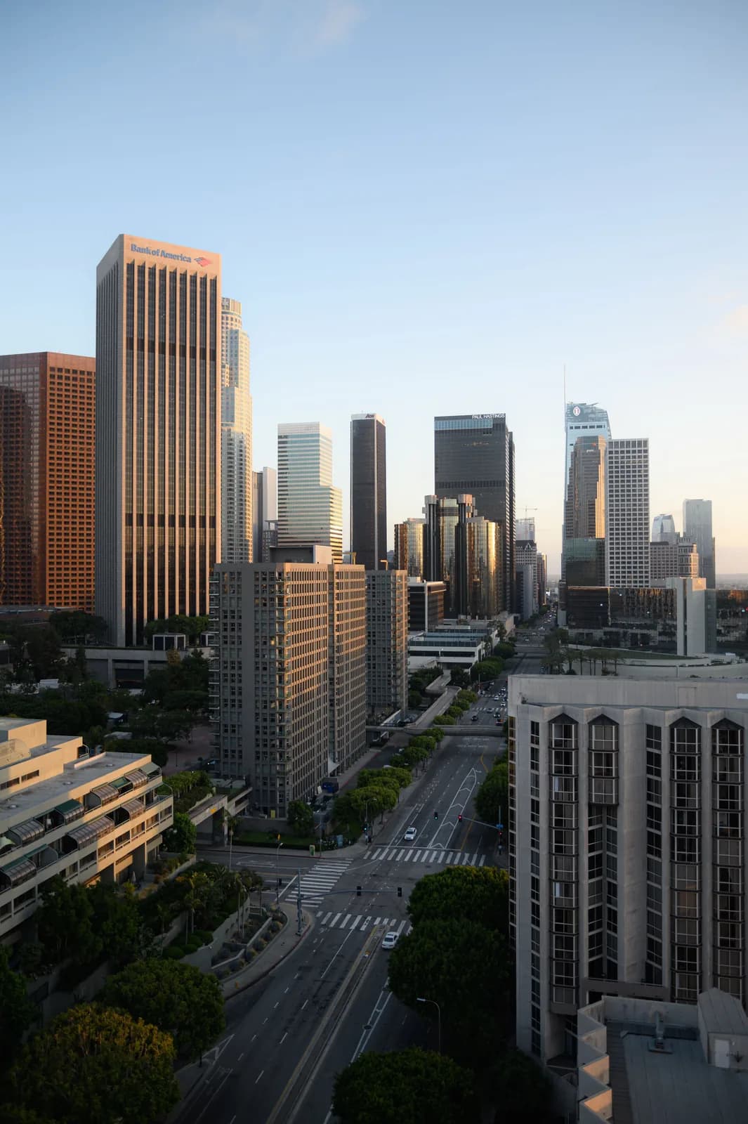 Los Angeles business district