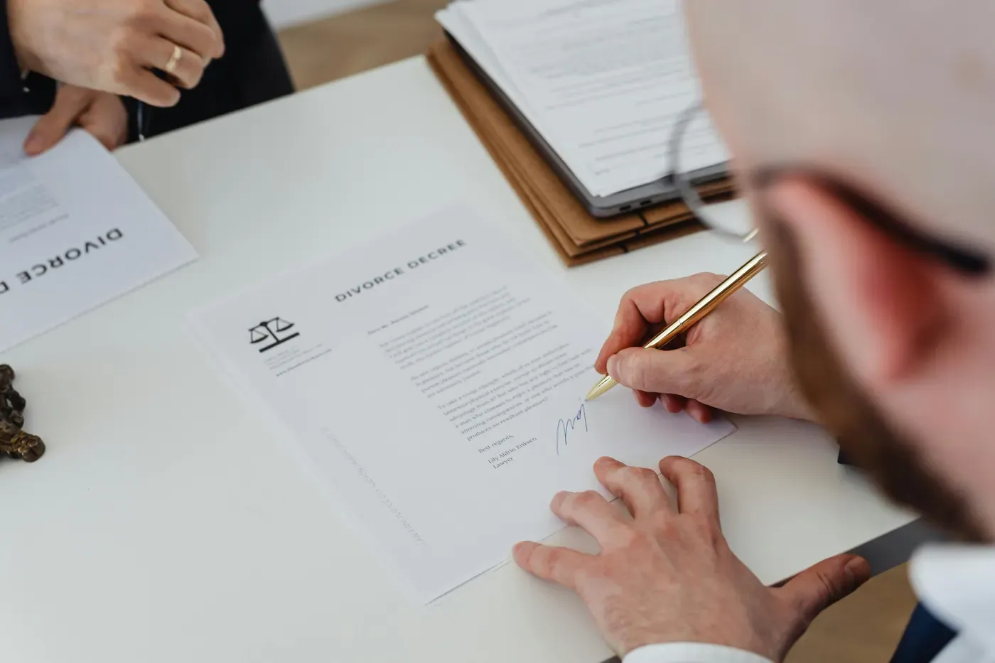 Decree being signed
