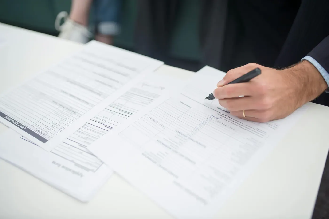 Notary application signing